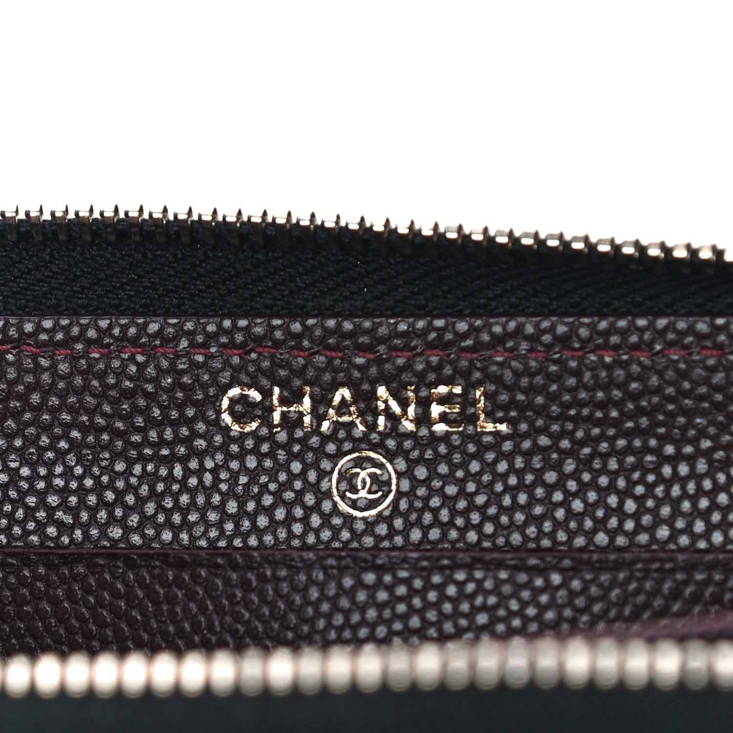 Chanel Caviar Quilted Medium Zip Around Wallet Black 6 of 14