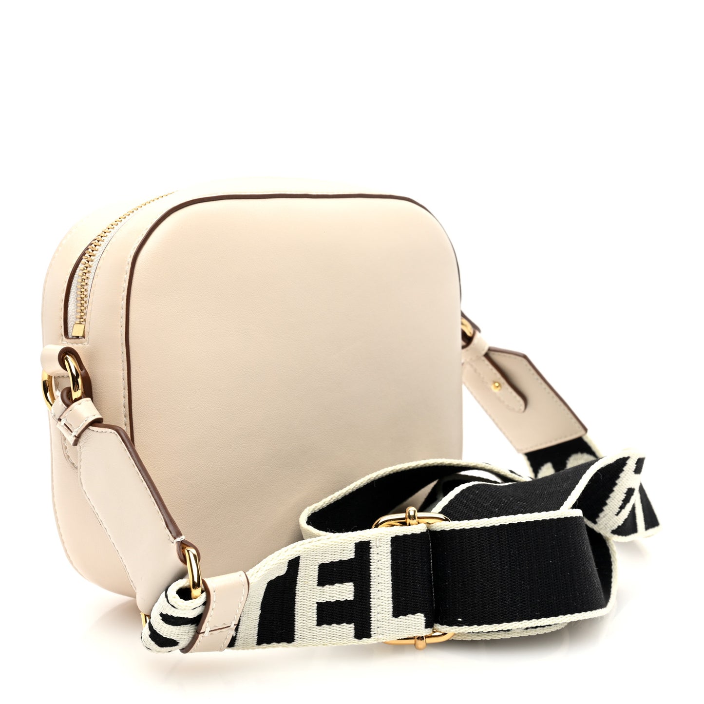 Alter Nappa Logo Small Camera Bag Pure White