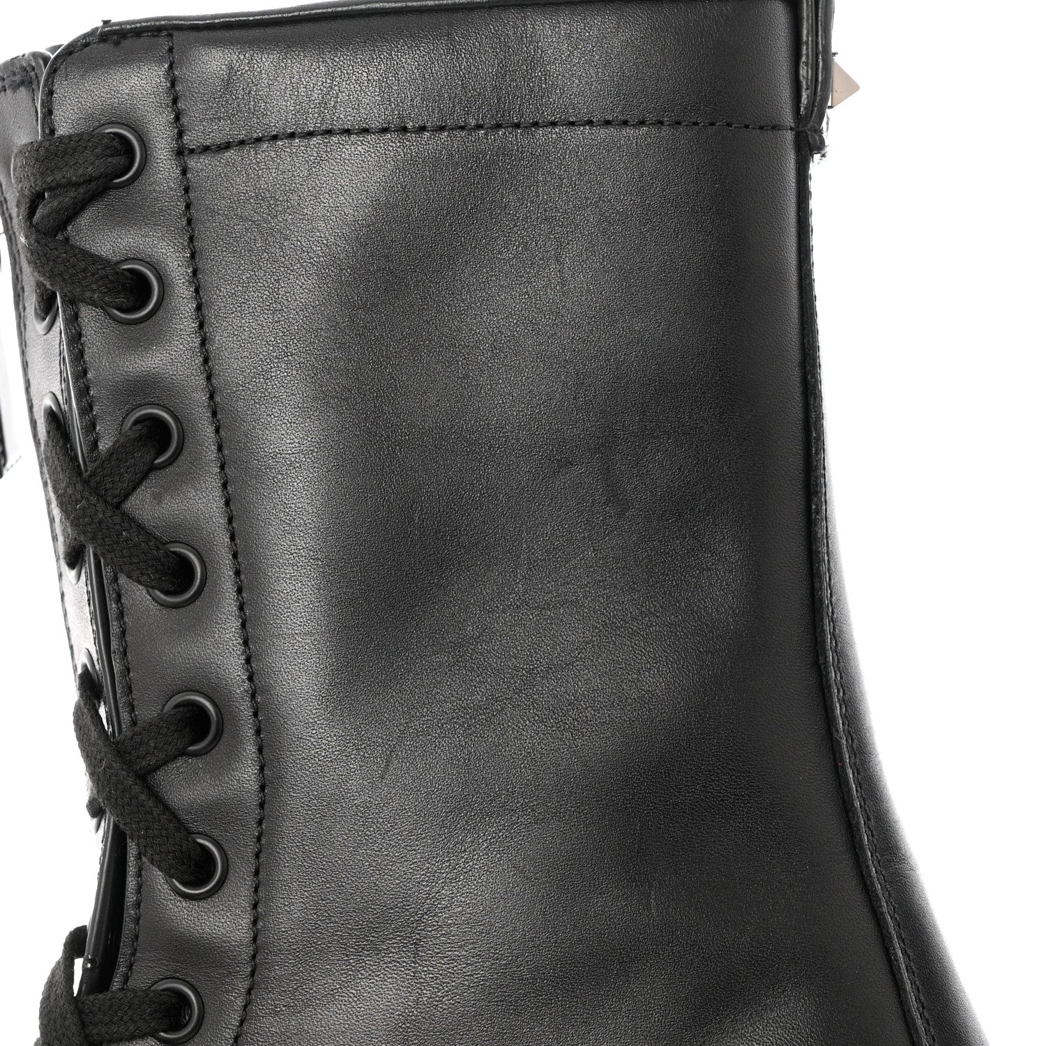 Valentino Garavani Calfskin XCombat 20/40mm Boots 38.5 Black 9 of 10
