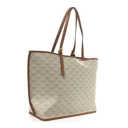 MCM Lauretos Nappa Medium Himmel Shopper Tote Oatmeal 3 of 9
