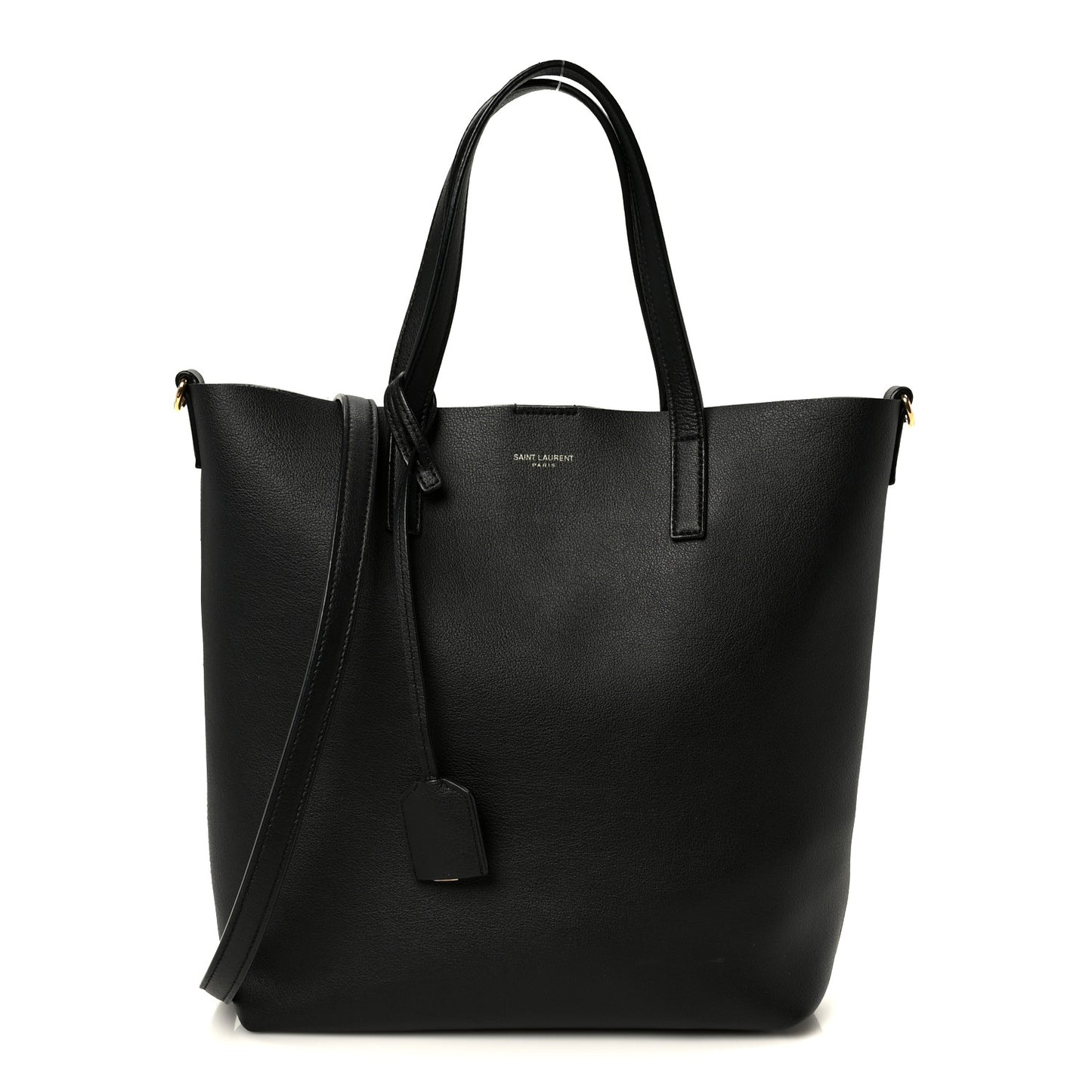 Calfskin Toy Shopping Tote Black
