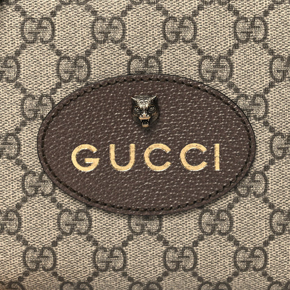Gucci GG Supreme Monogram Web Neo Vintage Shoulder Bag Beige New Acero Crop 8 of 10
