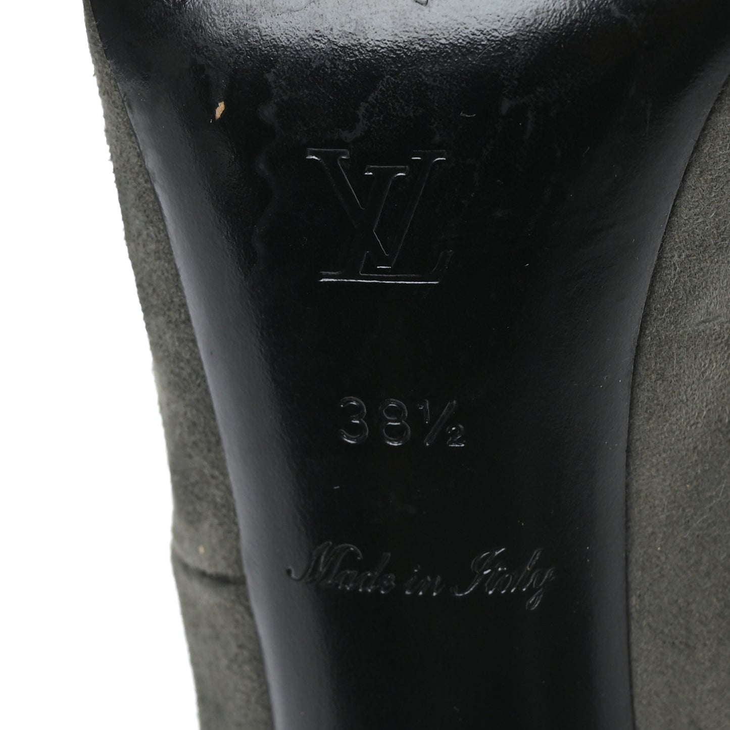 Suede High Boots 38.5 Grey