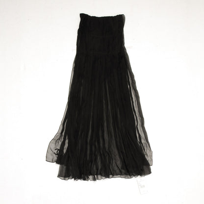 Chanel Silk CC Scarf Black 4 of 7