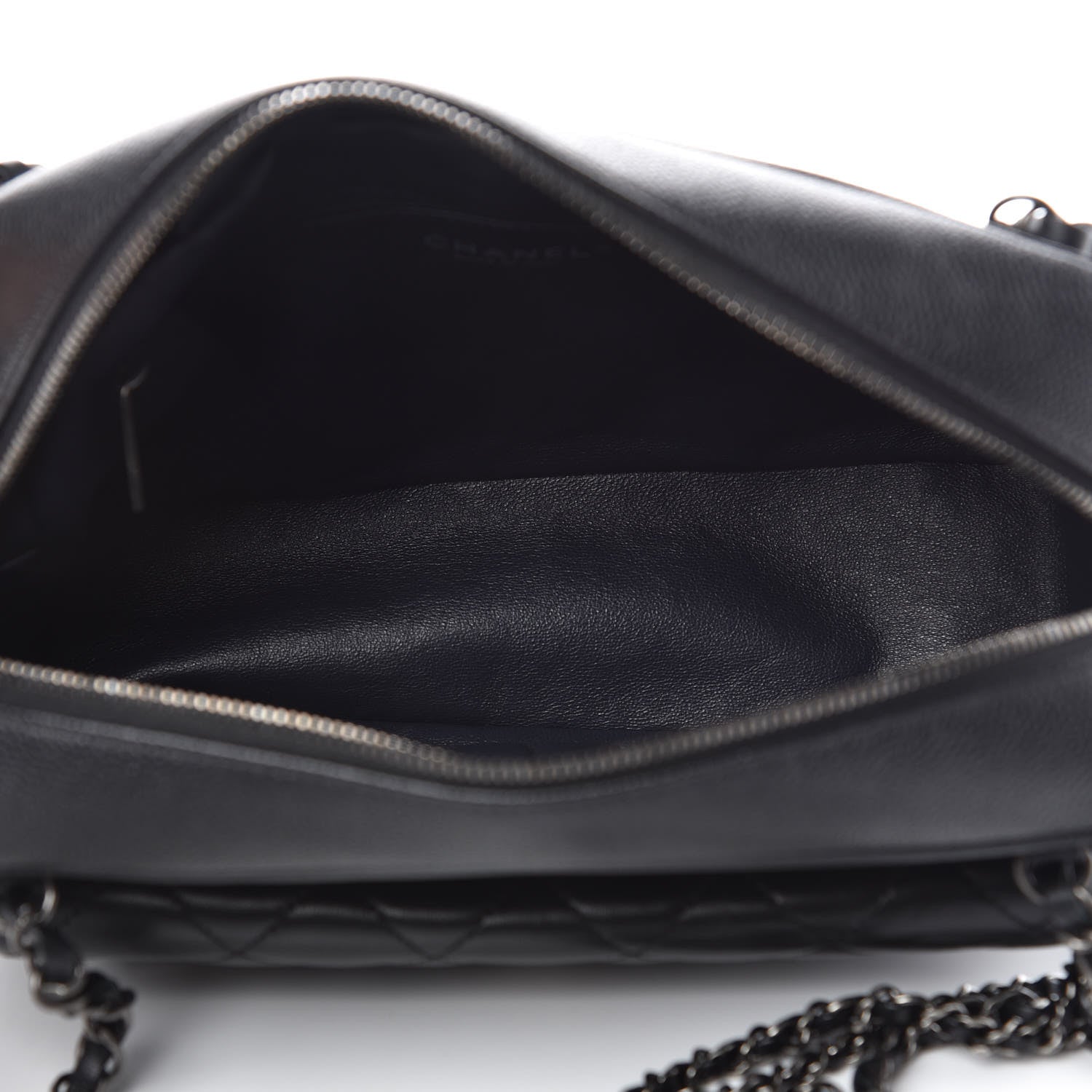 Chanel Caviar Lambskin Quilted Coco Break Camera Case Black 5 of 11