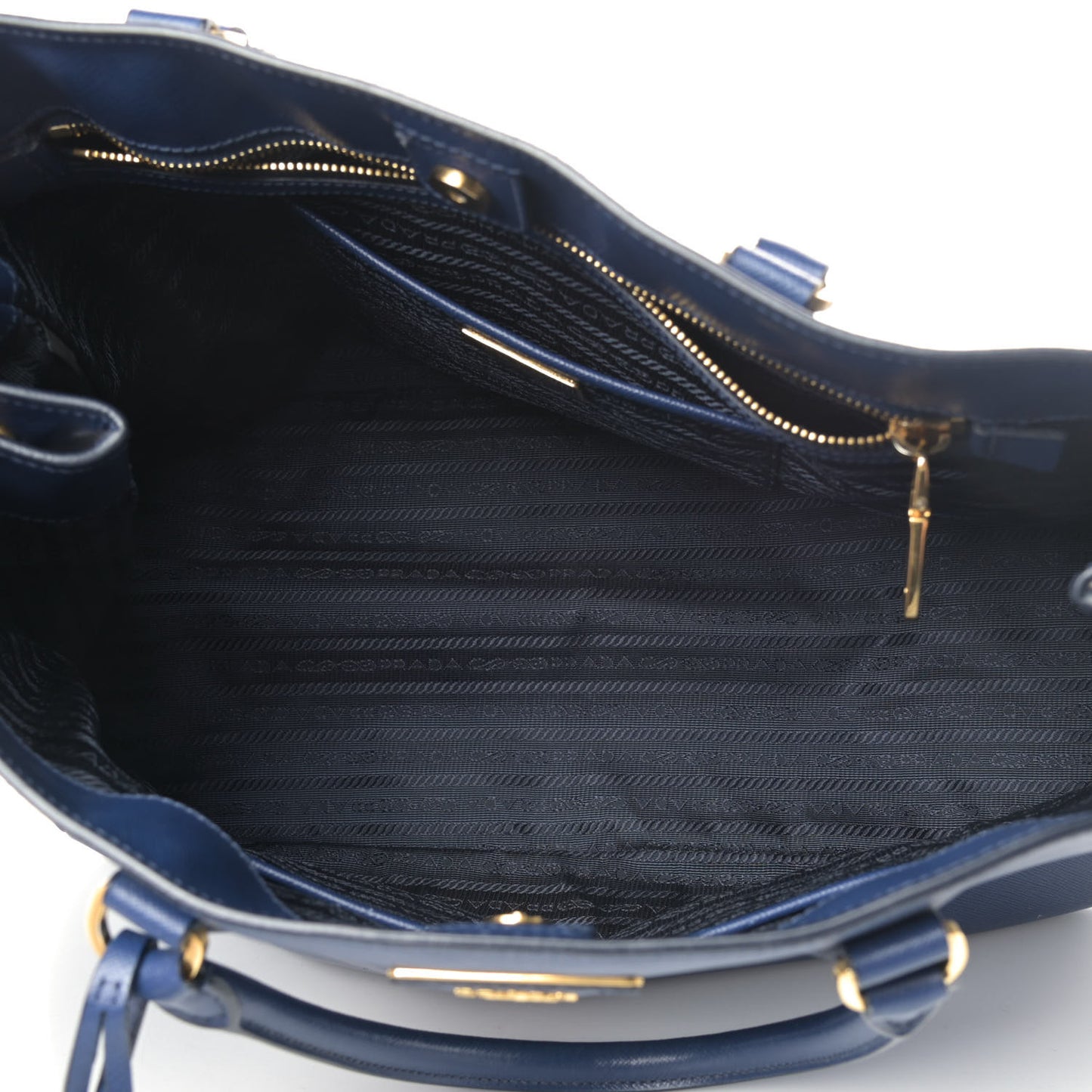 Saffiano Lux Large Tote Bluette