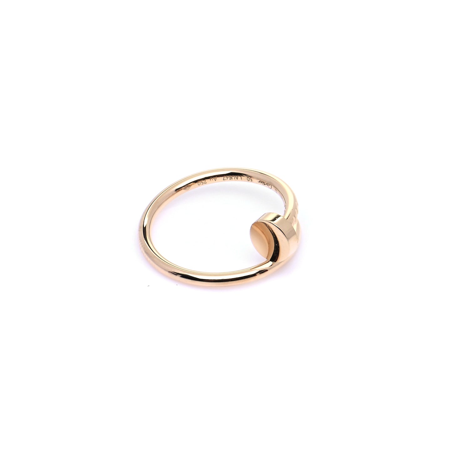18K Yellow Gold Small Juste Un Clou Ring 50 5.25