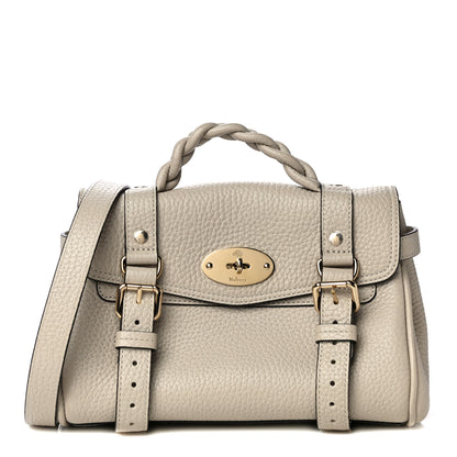Mulberry Heavy Grain Mini Alexa Chalk 1 of 13