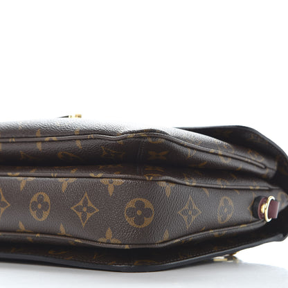 Louis Vuitton Monogram Braided Pochette Metis Safran 8 of 9