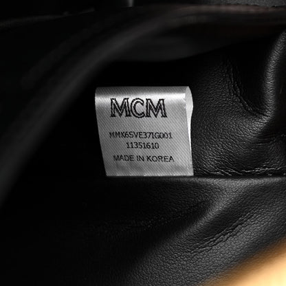 MCM Visetos Side Stud Stark Backpack Beige 7 of 10
