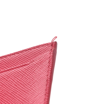 Prada Saffiano Metal Flap Wallet Peonia 11 of 11