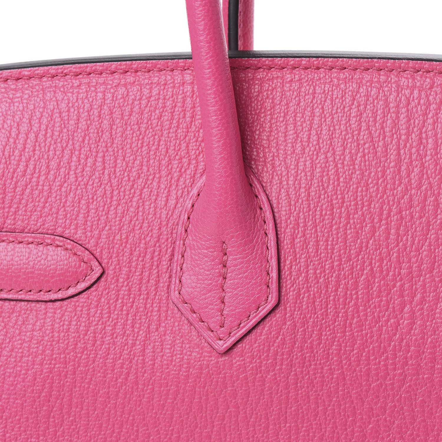 Hermes Chevre Mysore Horseshoe Birkin 30 Rose Tyrien Ultraviolet 29 of 35