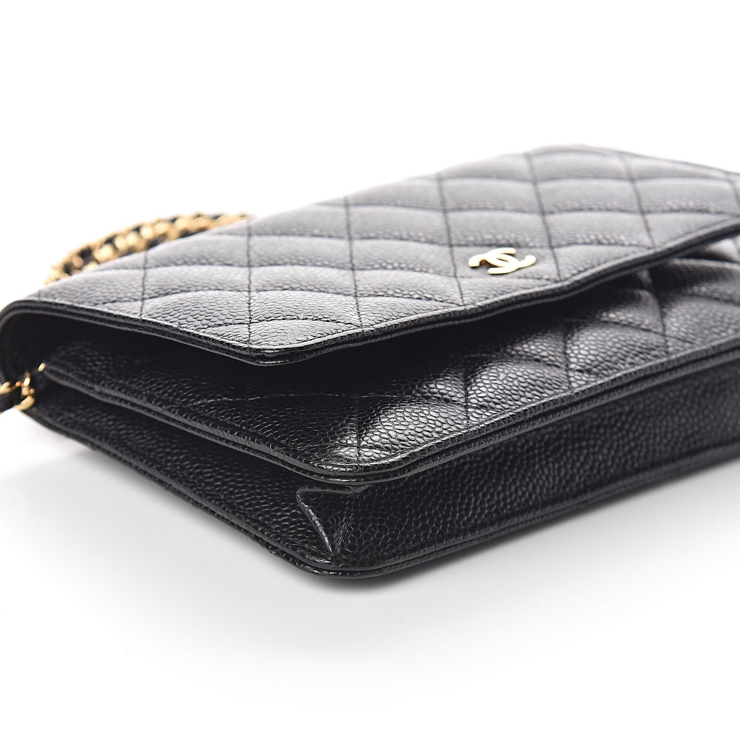 Chanel Caviar Quilted Wallet On Chain WOC Black 8 of 11