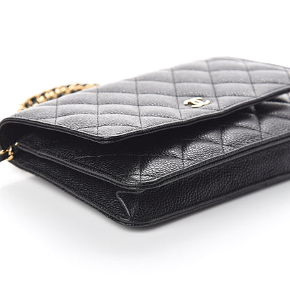 Chanel Caviar Quilted Wallet On Chain WOC Black 8 of 11