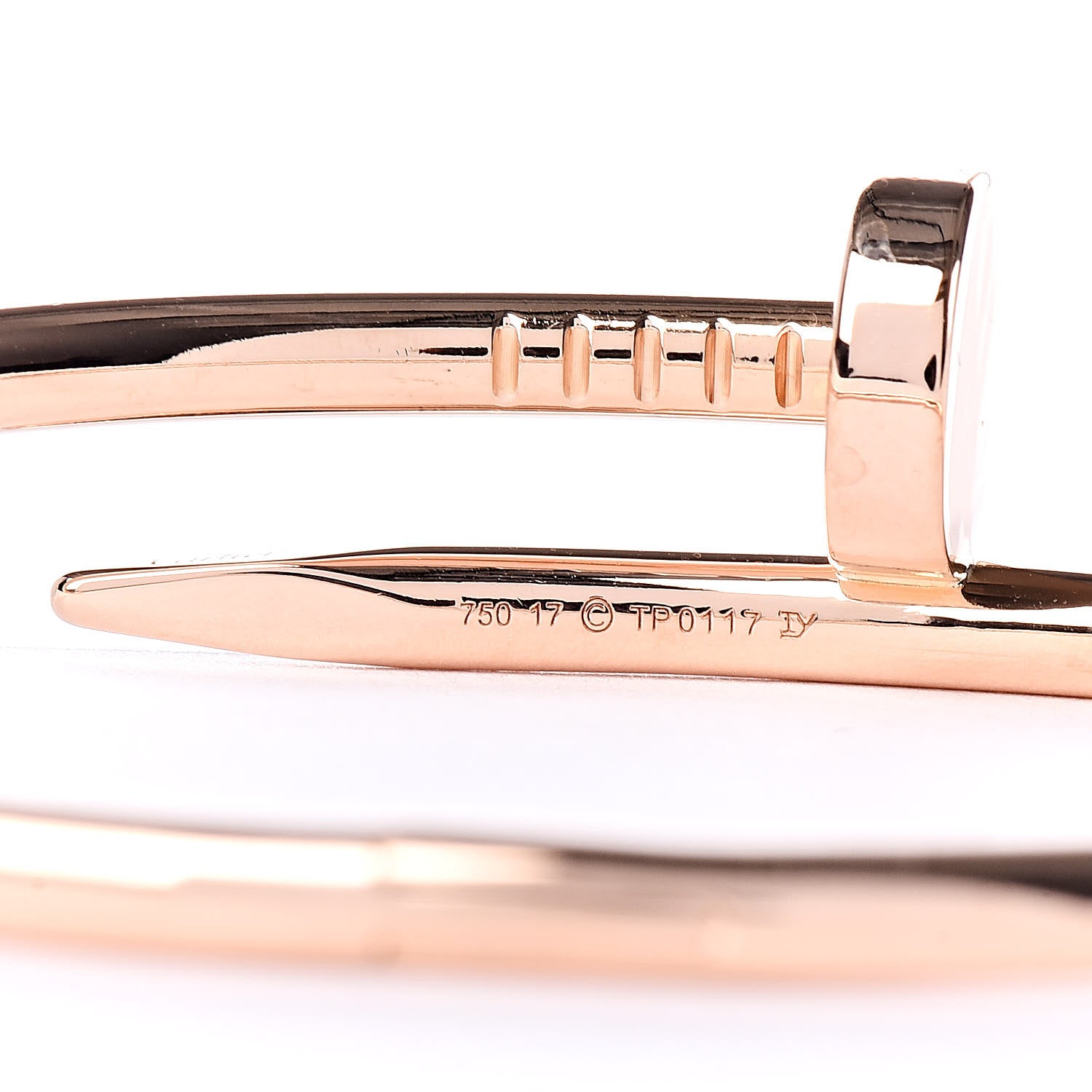 Cartier 18K Pink Gold Juste Un Clou Bracelet 17 4 of 5