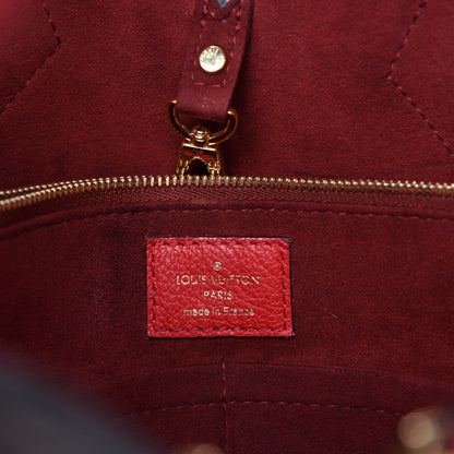 Louis Vuitton Calfskin Monogram Kimono Tote PM Cherry 9 of 11