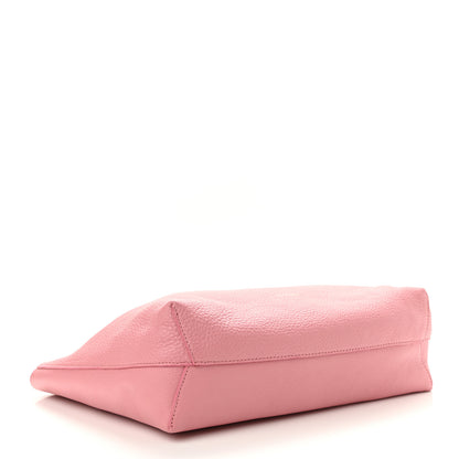 Mansur Gavriel Tumbled Calfskin Small Shopping Tote Blush 5 of 11
