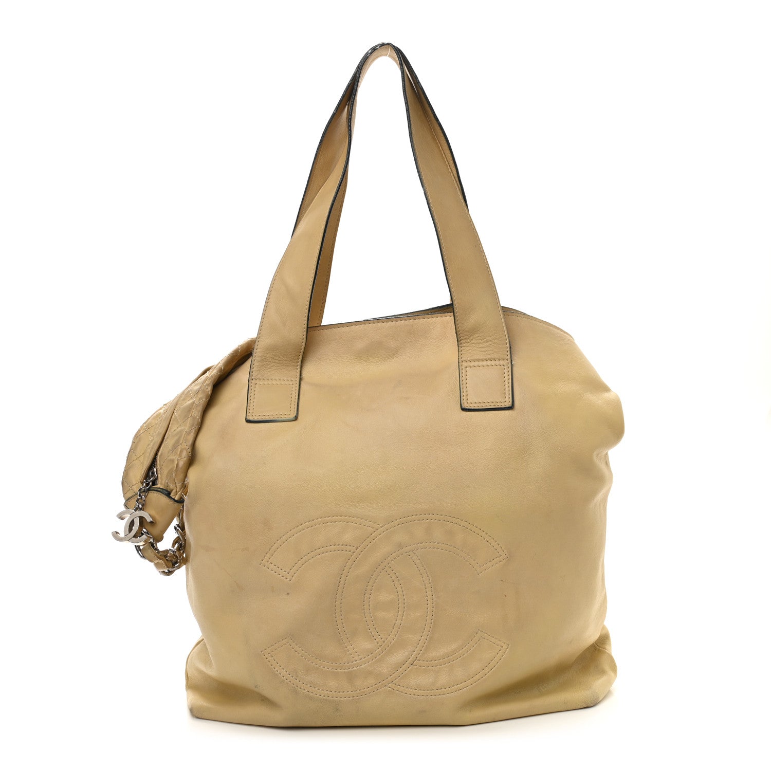 Chanel Lambskin Edgy Tote Beige 1 of 18