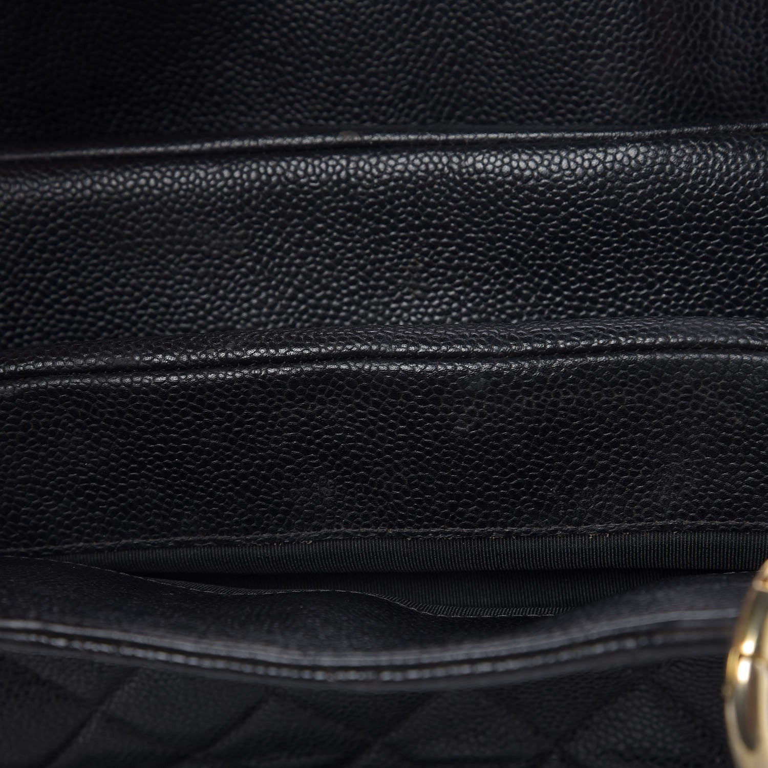 Chanel Caviar Quilted Grand Timeless Tote GTT Black 9 of 22