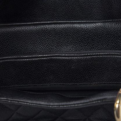 Chanel Caviar Quilted Grand Timeless Tote GTT Black 9 of 22