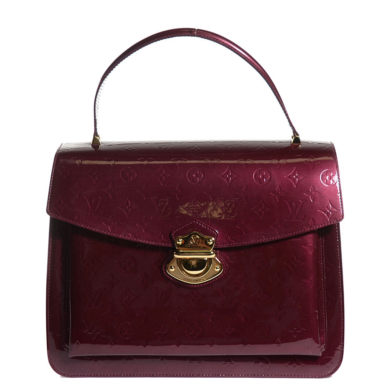 Louis Vuitton Vernis Romaine Rouge Fauviste 1 of 7