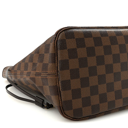 Louis Vuitton Damier Ebene Neo Neverfull MM Rose Ballerine 8 of 10