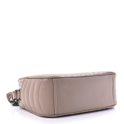 Prada Soft Calfskin Diagramme Crossbody Bag Cipria 4 of 10