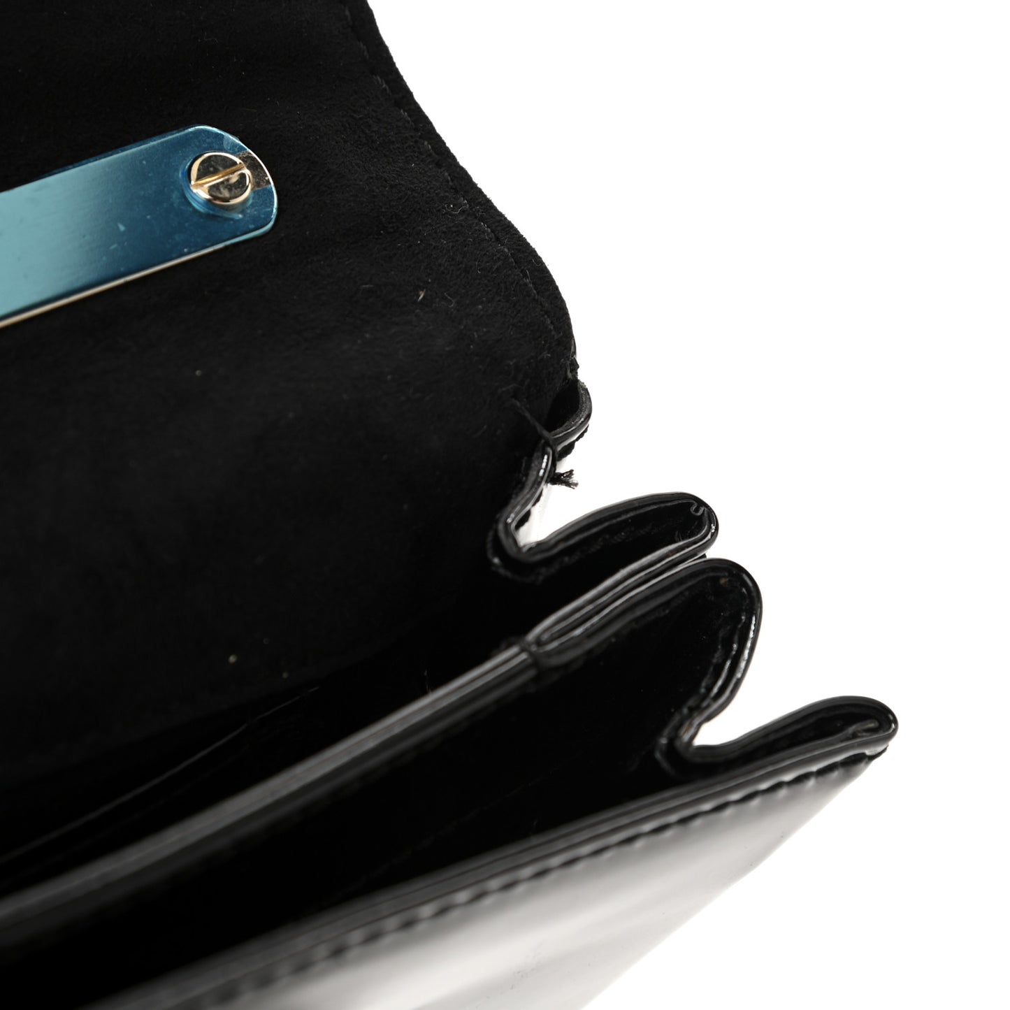 Patent Va Va Voom Shoulder Bag Black