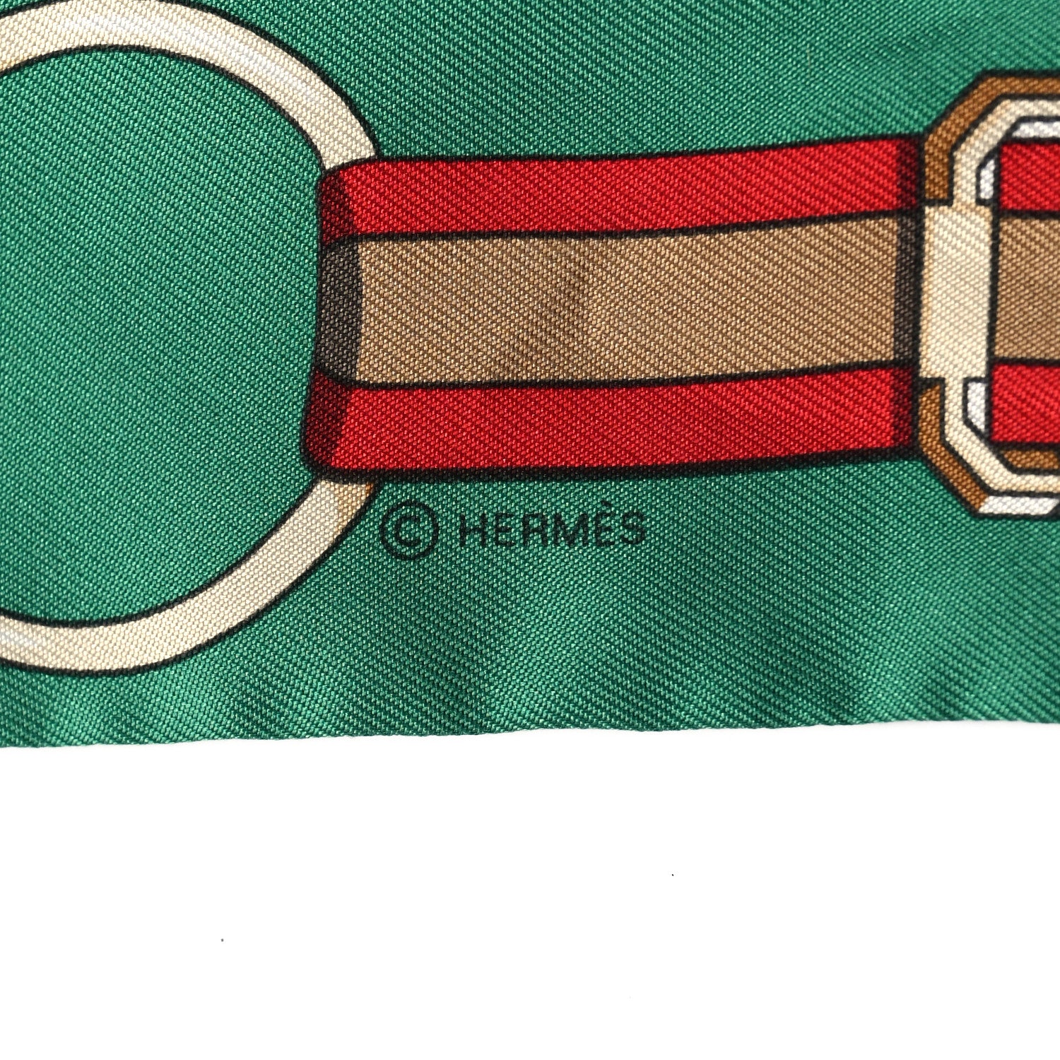 Hermes Silk Grand Tralala Twilly Bleu Ciel Vert 3 of 5