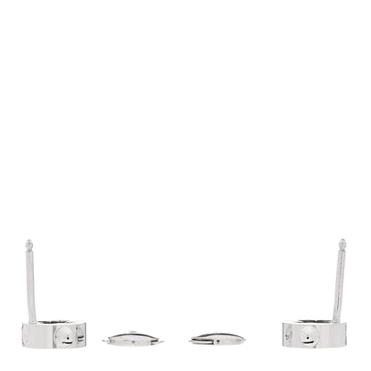 Louis Vuitton 18K White Gold Empreinte Ear Studs Earrings 3 of 5
