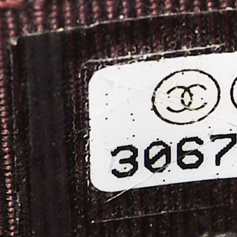 Lambskin Quilted Small Vertical Coco Beauty Vanity Case With Chain Black