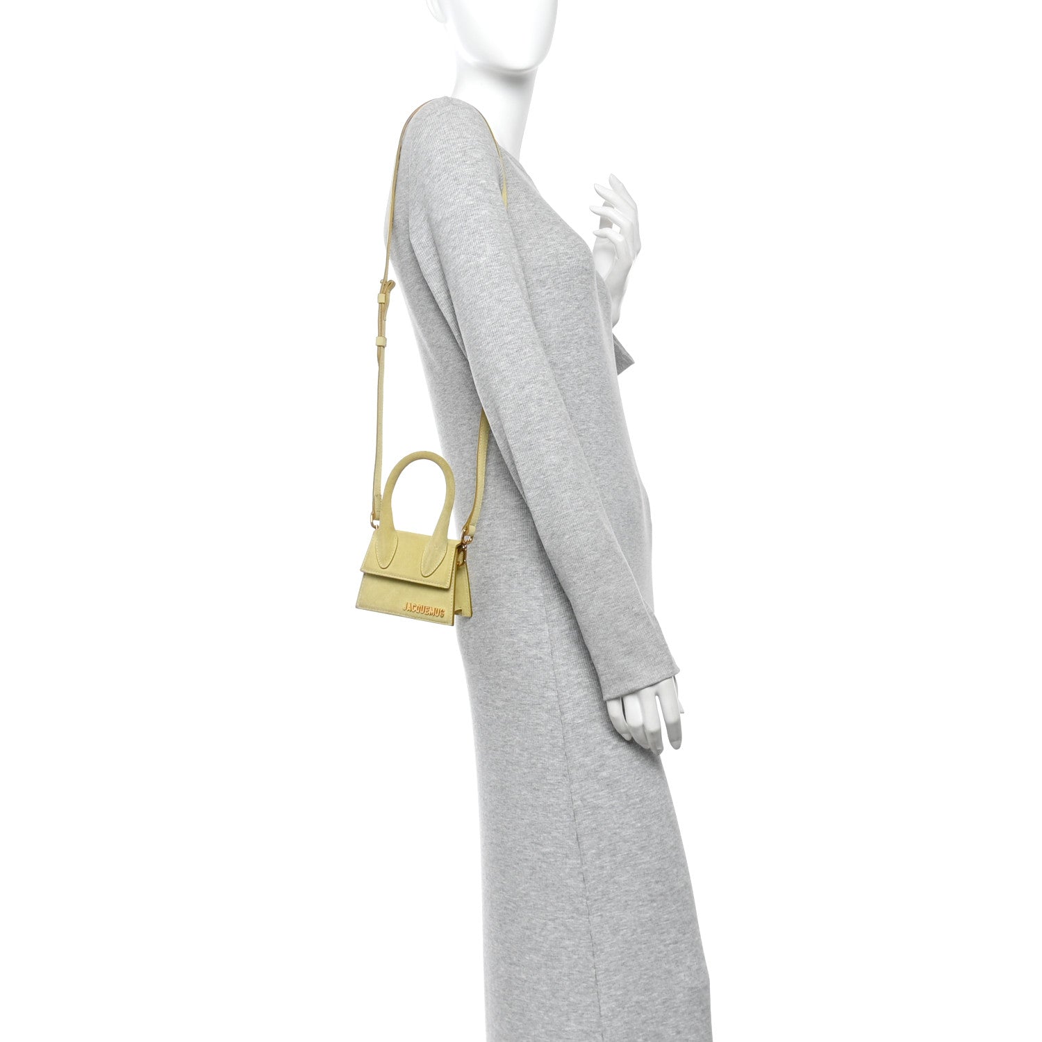 Jacquemus Suede Le Chiquito Light Green 2 of 12