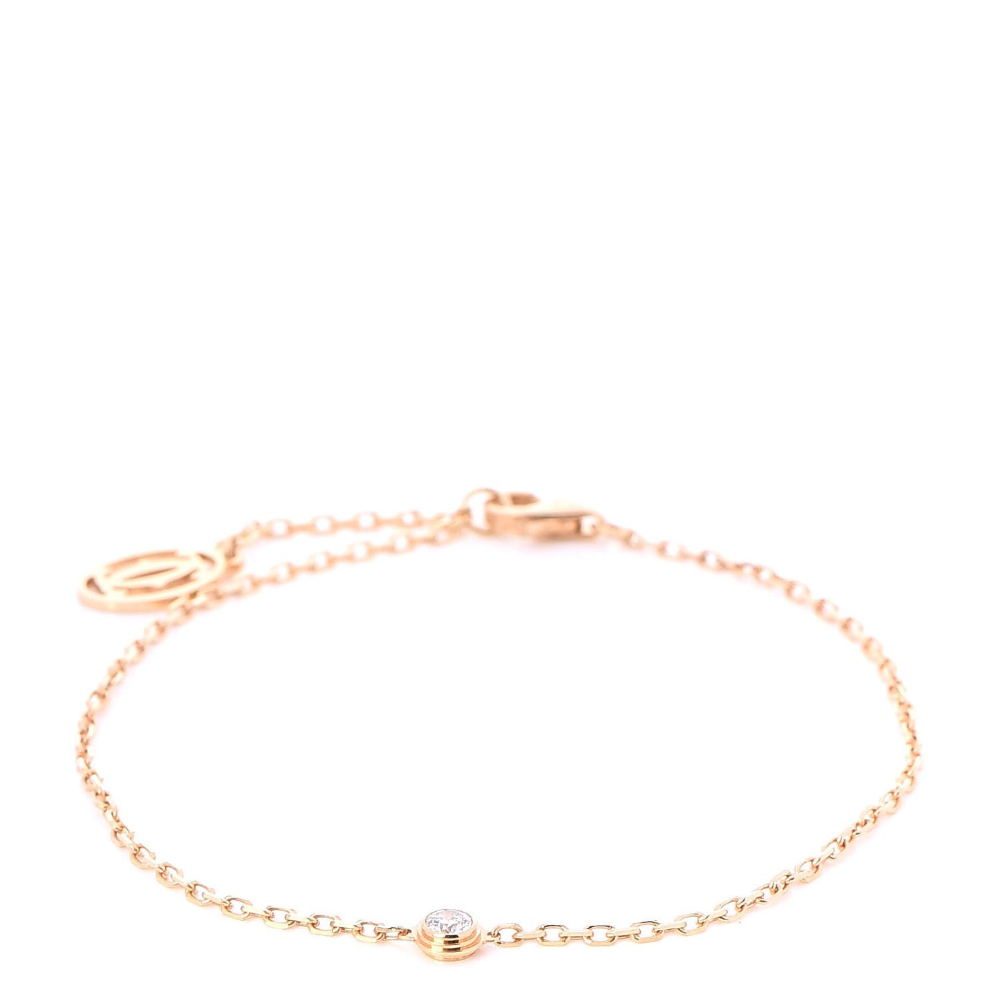 18K Yellow Gold Diamond SM D'Amour Bracelet
