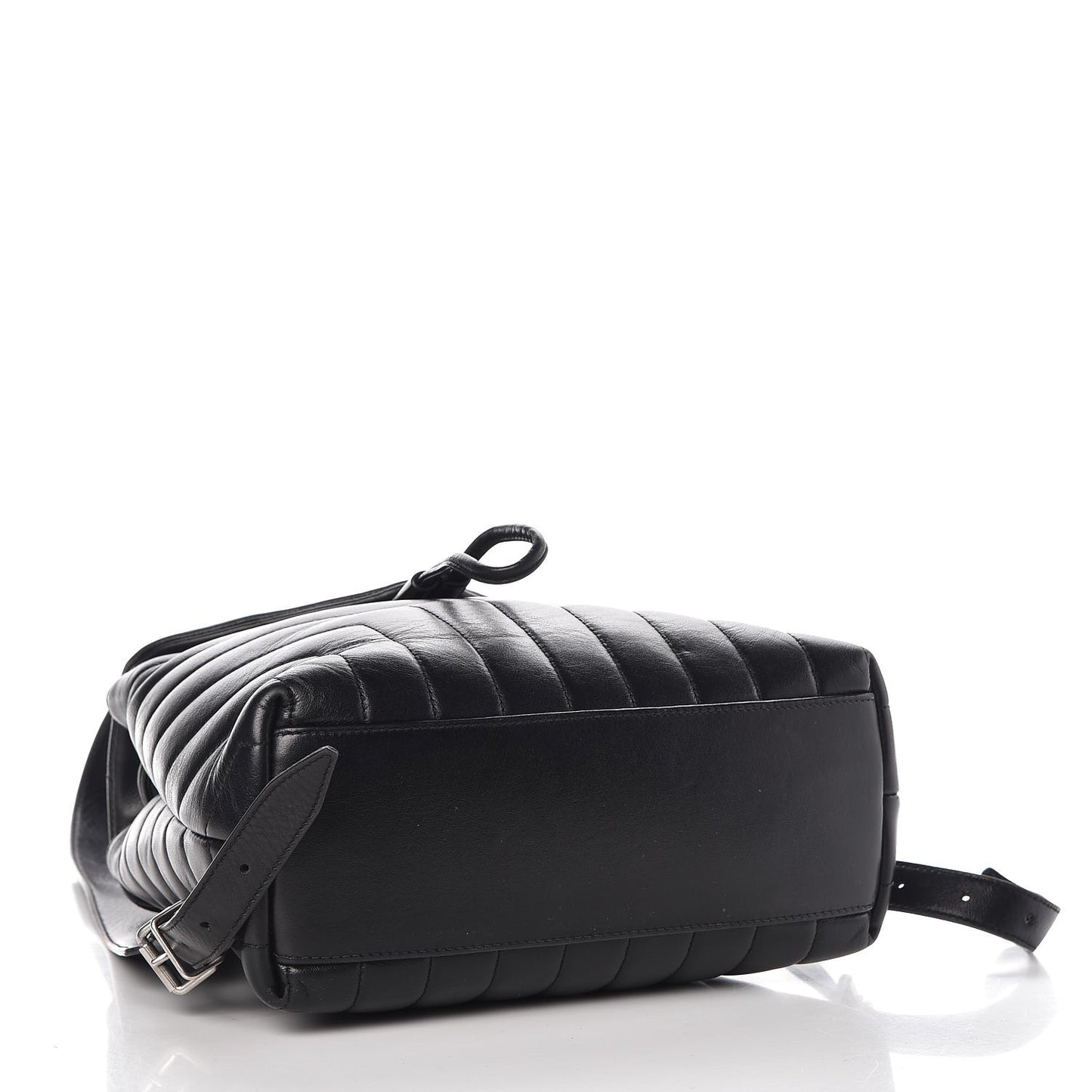 Calfskin Y Quilted Monogram Small Loulou Backpack Black