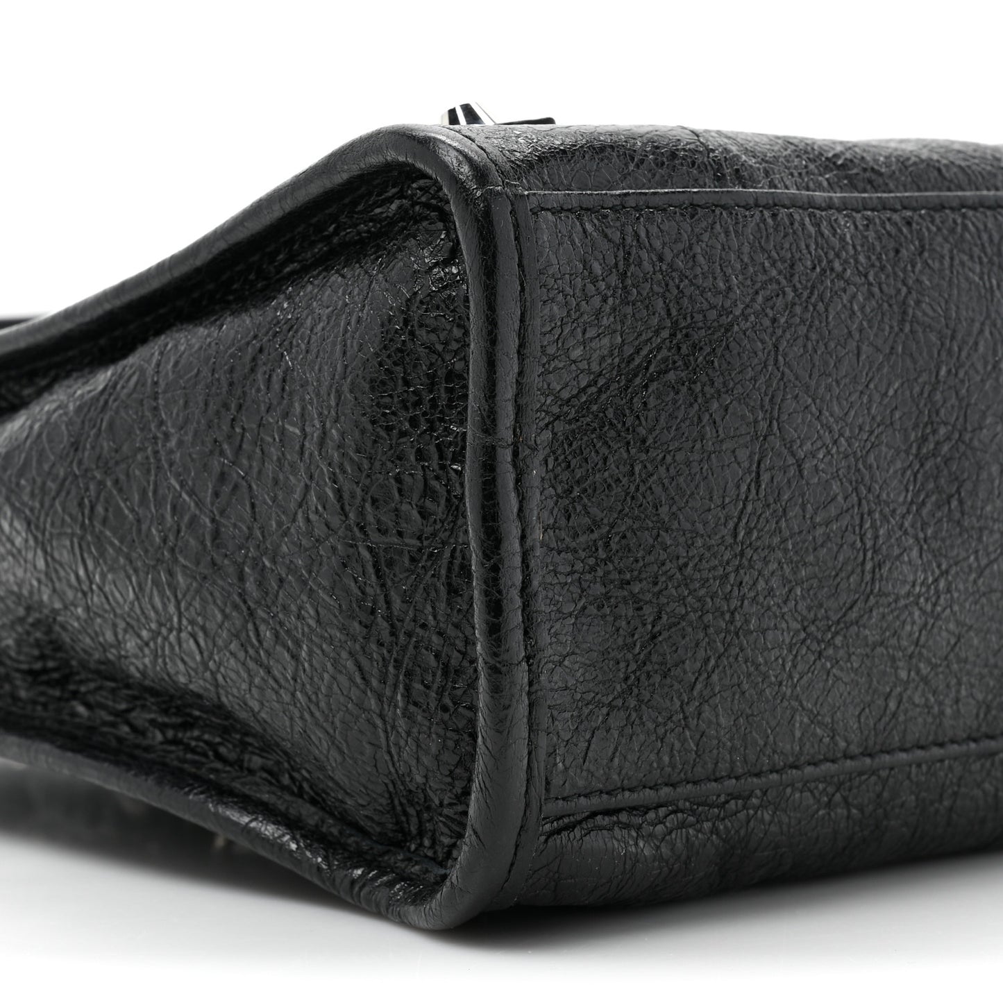 Agneau Classic Silver Hardware S City Black