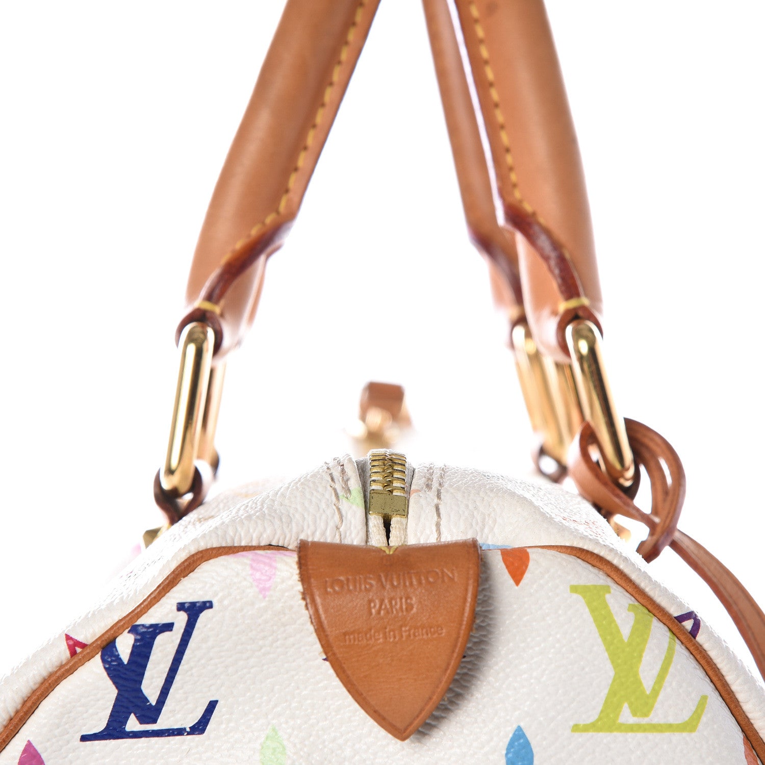 Louis Vuitton Monogram Multicolor Speedy 30 White 13 of 14