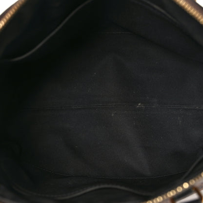 Louis Vuitton Damier Ebene Odeon Tote MM Black 5 of 12