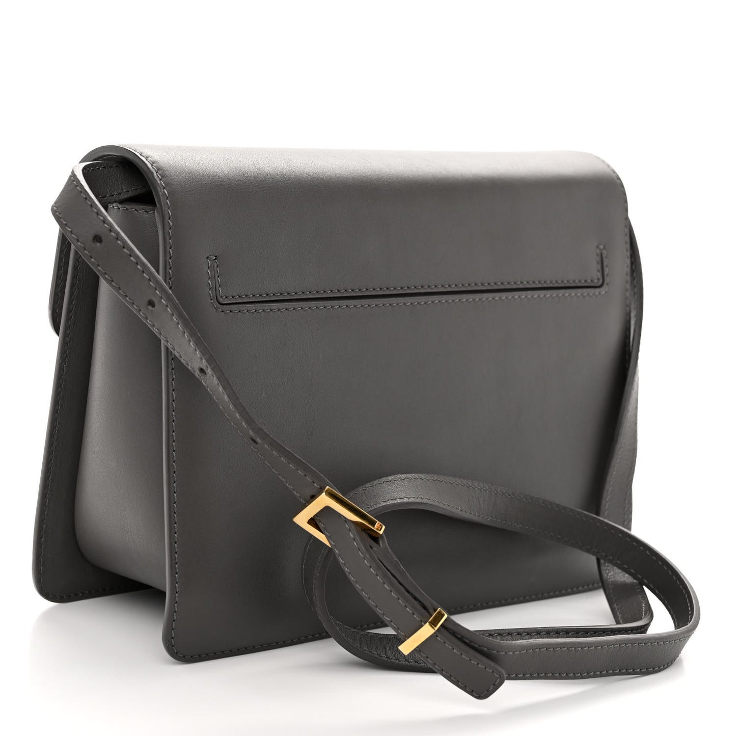 Calfskin Medium Sienna Crossbody Bag Dark Grey