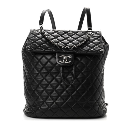 Chanel Lambskin Quilted Large Urban Spirit Backpack Black 1 of 4