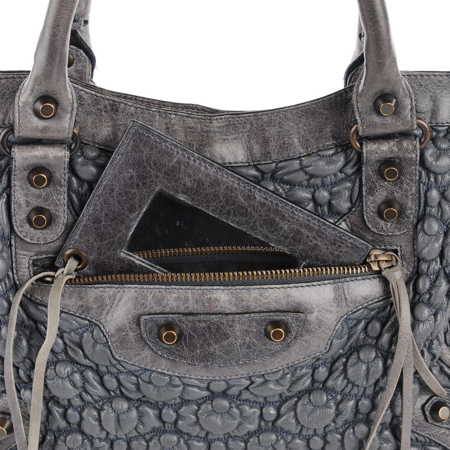 Smocked Agneau Classic Hardware City Anthracite