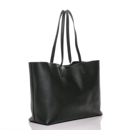 Saint Laurent Calfskin Large Shopping Tote Black 3 of 7
