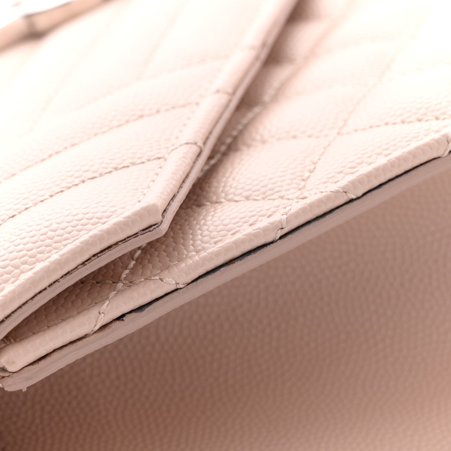 Saint Laurent Grain De Poudre Textured Mixed Matelasse Medium Triquilt Monogram Satchel Marble Pink 11 of 13