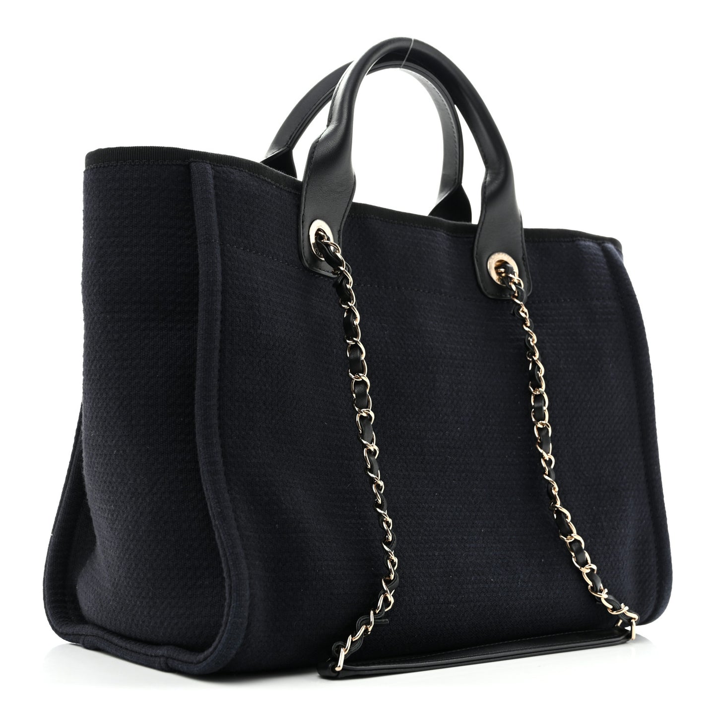 Mixed Fibers Small Deauville Tote Black