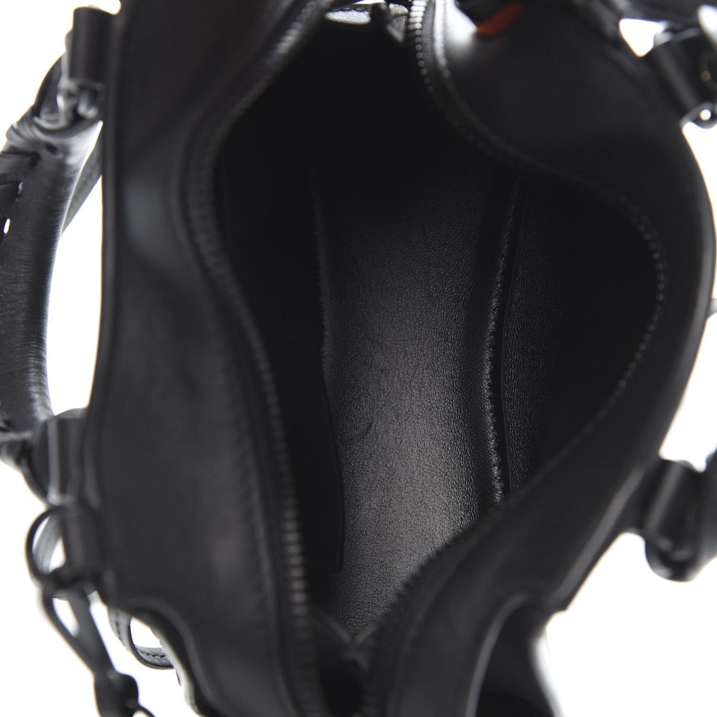 Smooth Calfskin Neo Classic Black Hardware Nano City Crossbody Black