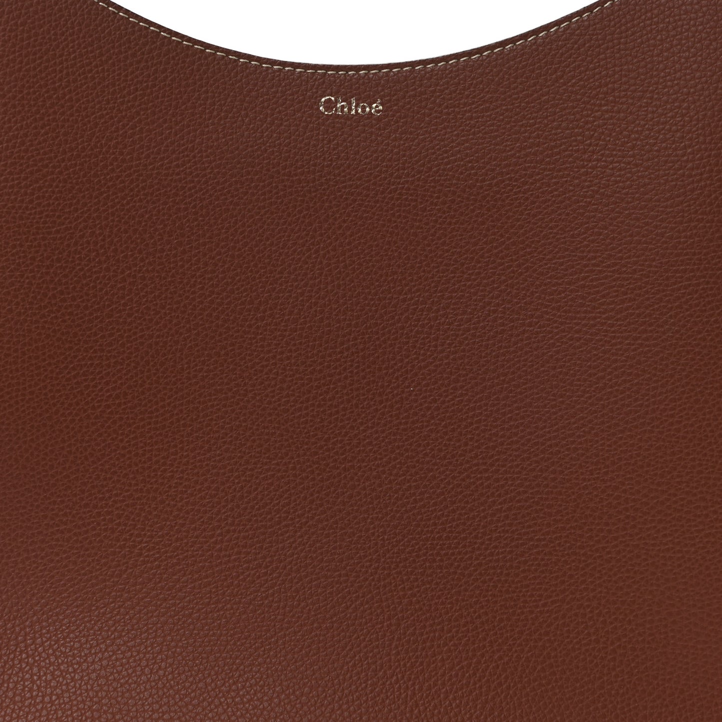 Small Grain Smooth Calfskin Medium Darryl Hobo Sepia Brown