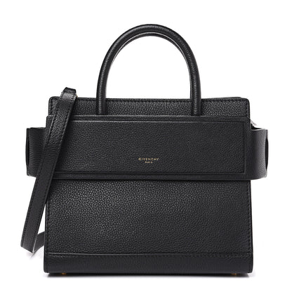Givenchy Grained Calfskin Mini Horizon Satchel Black 1 of 11