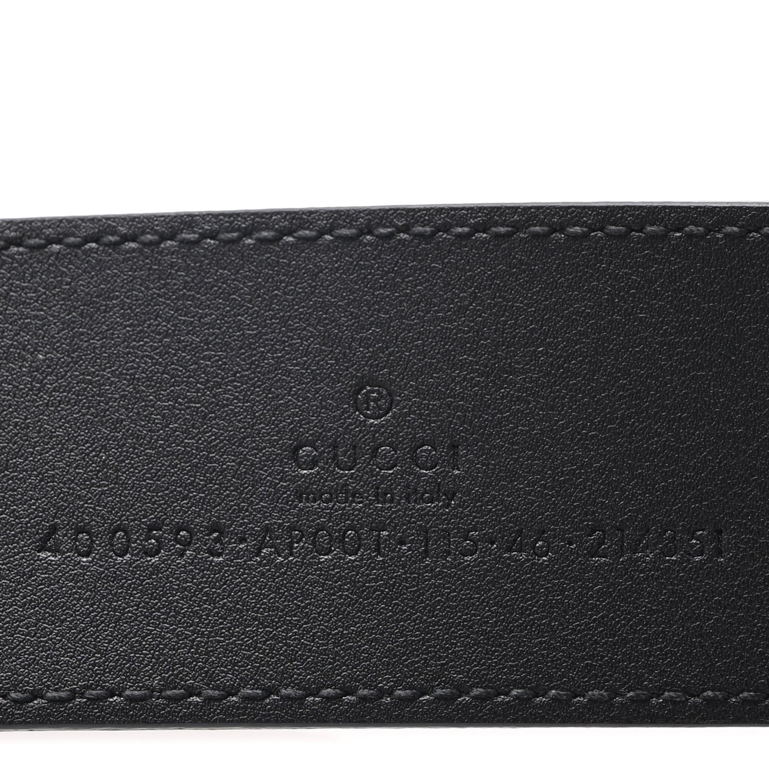 Gucci Calfskin Double G 40mm Belt 115 46 Black 5 of 9