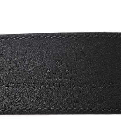 Gucci Calfskin Double G 40mm Belt 115 46 Black 5 of 9