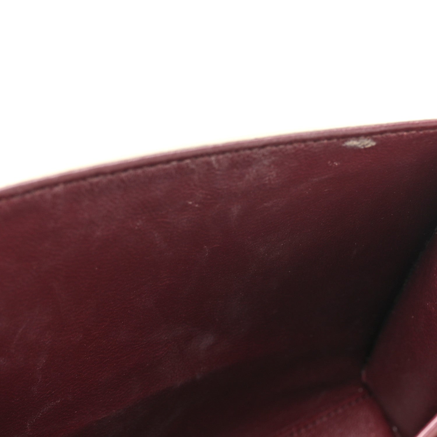 Saint Laurent Grain de Poudre Mini Classic Monogram Cassandra Top Handle Crema Soft 12 of 19