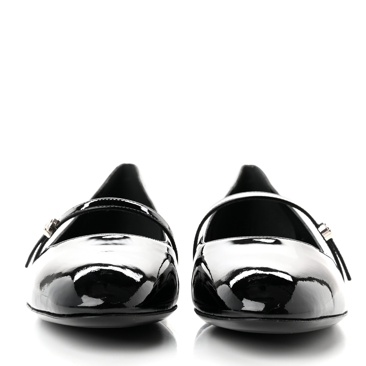 Louis Vuitton Patent Uniformes Ballerina Flat 39.5 Black 2 of 8